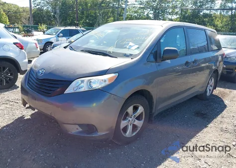 2011 Toyota Sienna из США, поврежденный, VIN 5TDKA3DC8BS007001